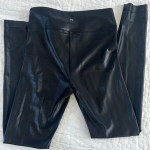 Koral Black shiny leggings - size SMALL